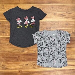 Kids Disney Minnie 2 Tee Shirts Size 4T